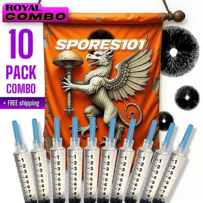 Royal Combo Deal - 10 Spore Syringes Royal Combo Deal - 10 Spore Syringes