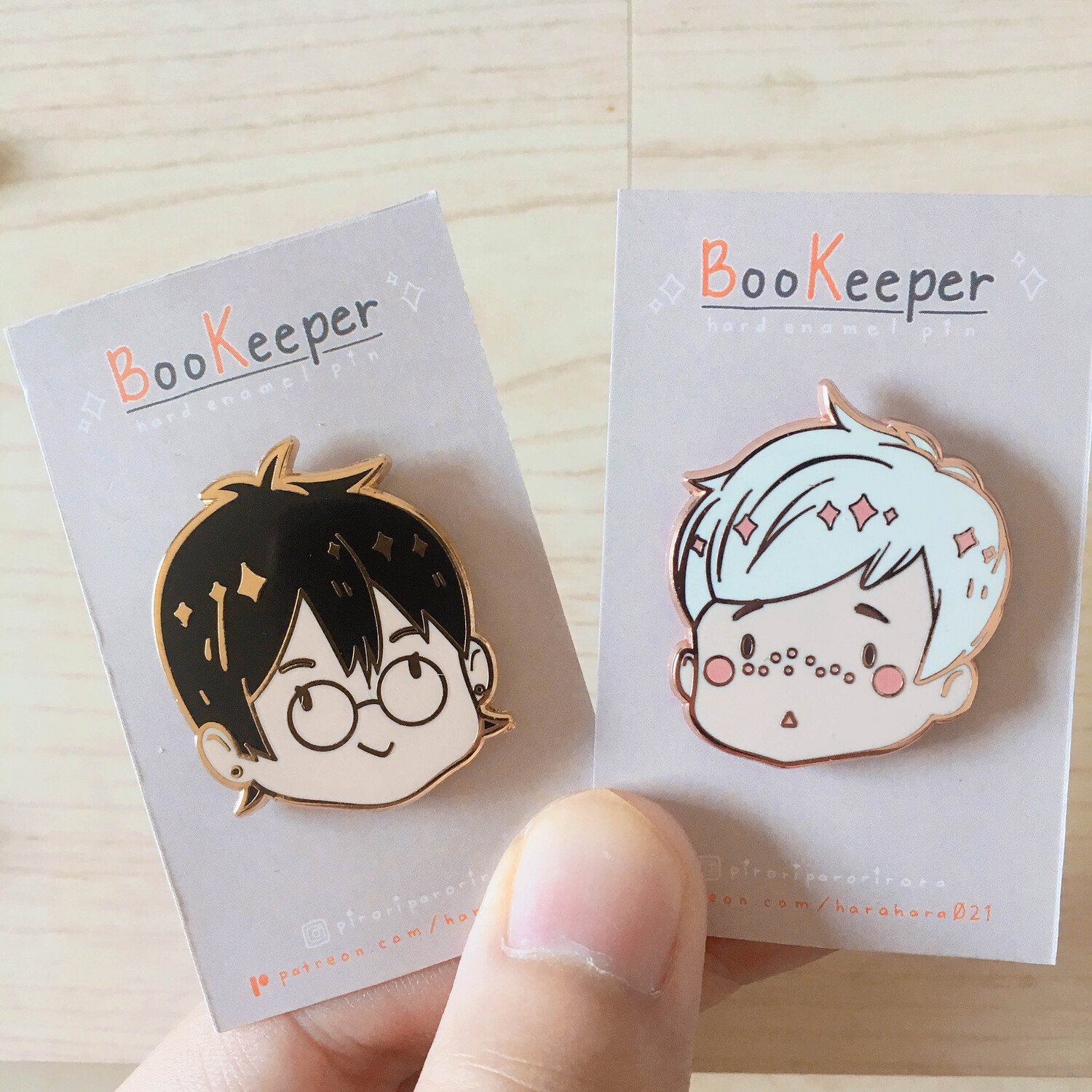 BooKeeper Enamel Pin