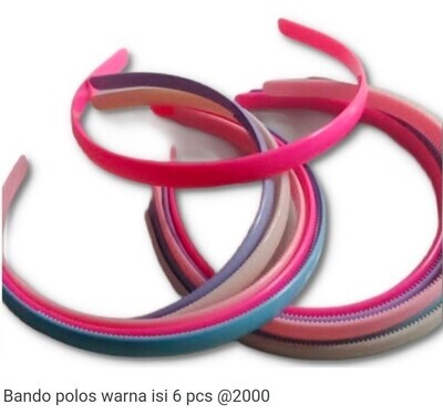 Bando Polos Warna isi 6 pcs