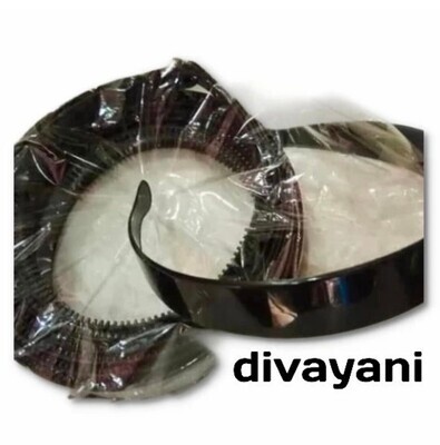 Bando Polos Hitam Lebar isi 6 pcs