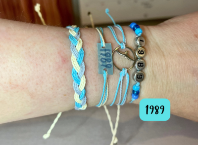 1989 Friendship Bracelets Stack