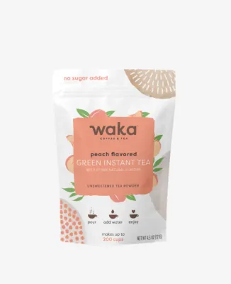 Waka Instant Green Tea | Peach Flavour
