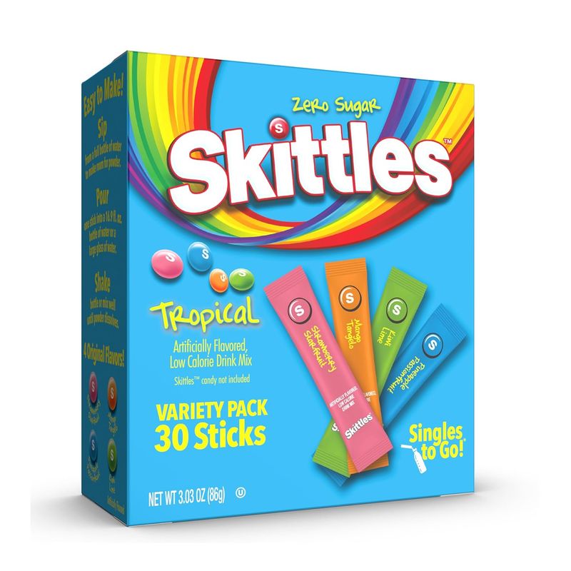 Skittles To Go Sticks | Tropical box