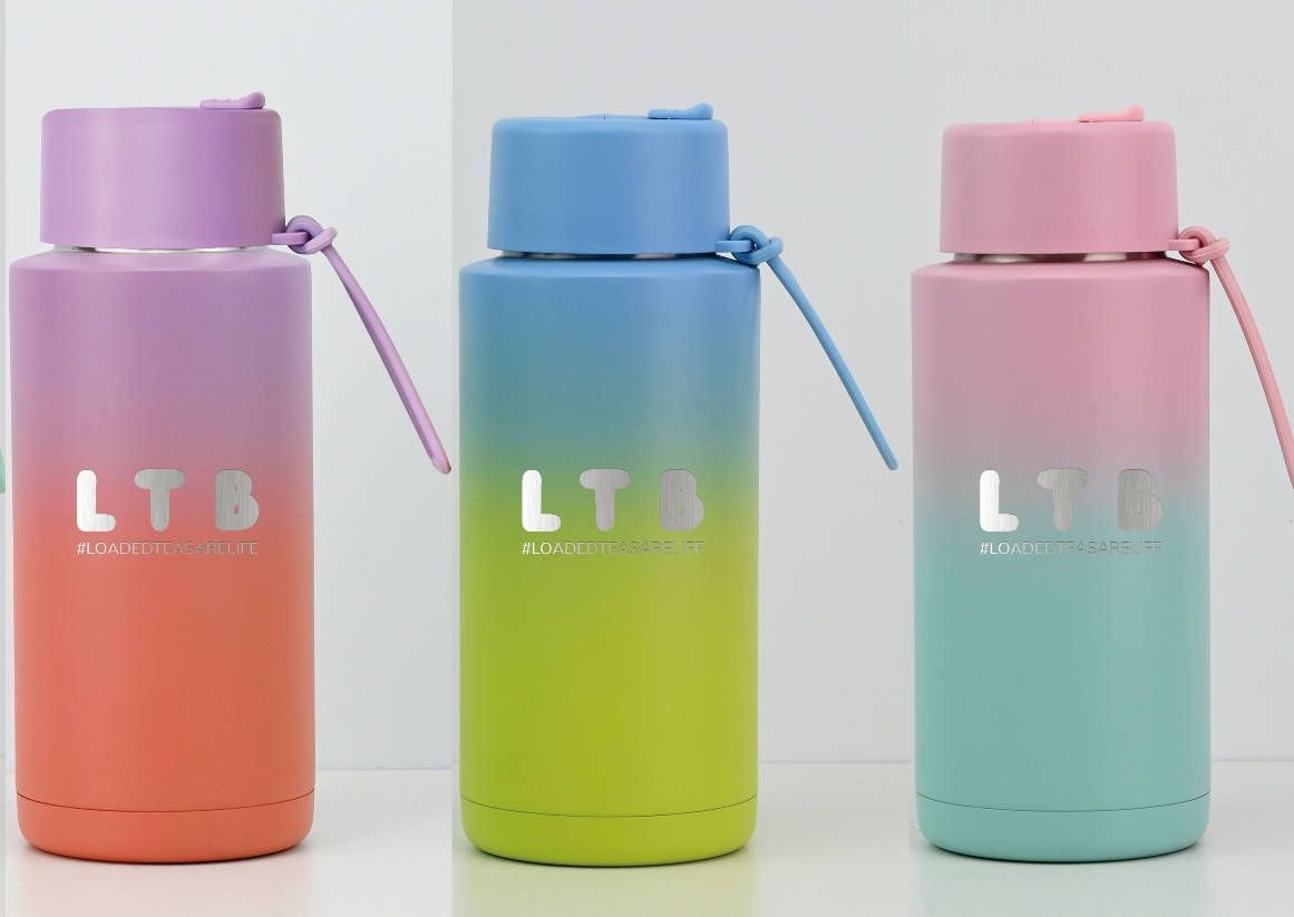 LTB Drink Bottle | Green &amp; Blue Ombrè