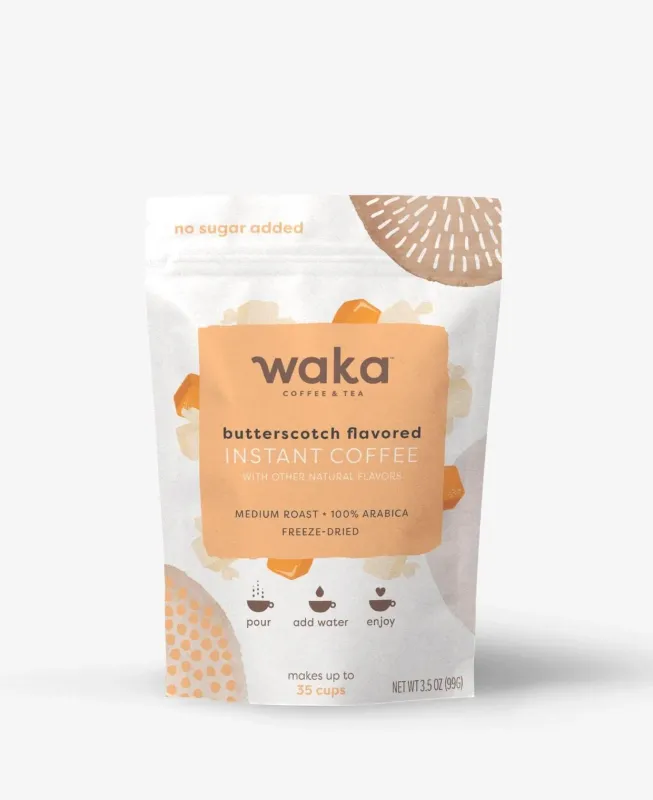 Waka Instant Coffee | Butterscotch Flavour