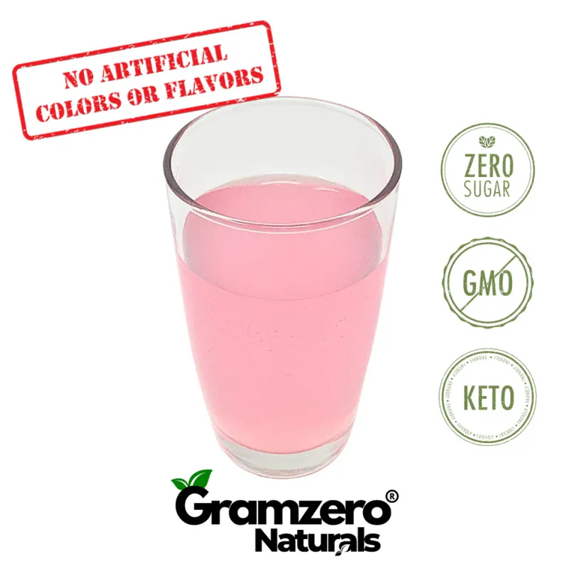 Gram zero | All natural | Pink Lemonade
