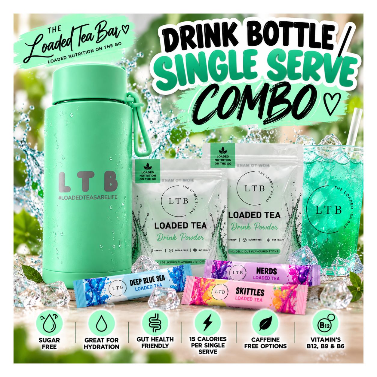 LTB | Drink bottle &amp; Single Serve Combo