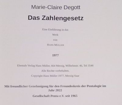 Das Zahlengesetz
