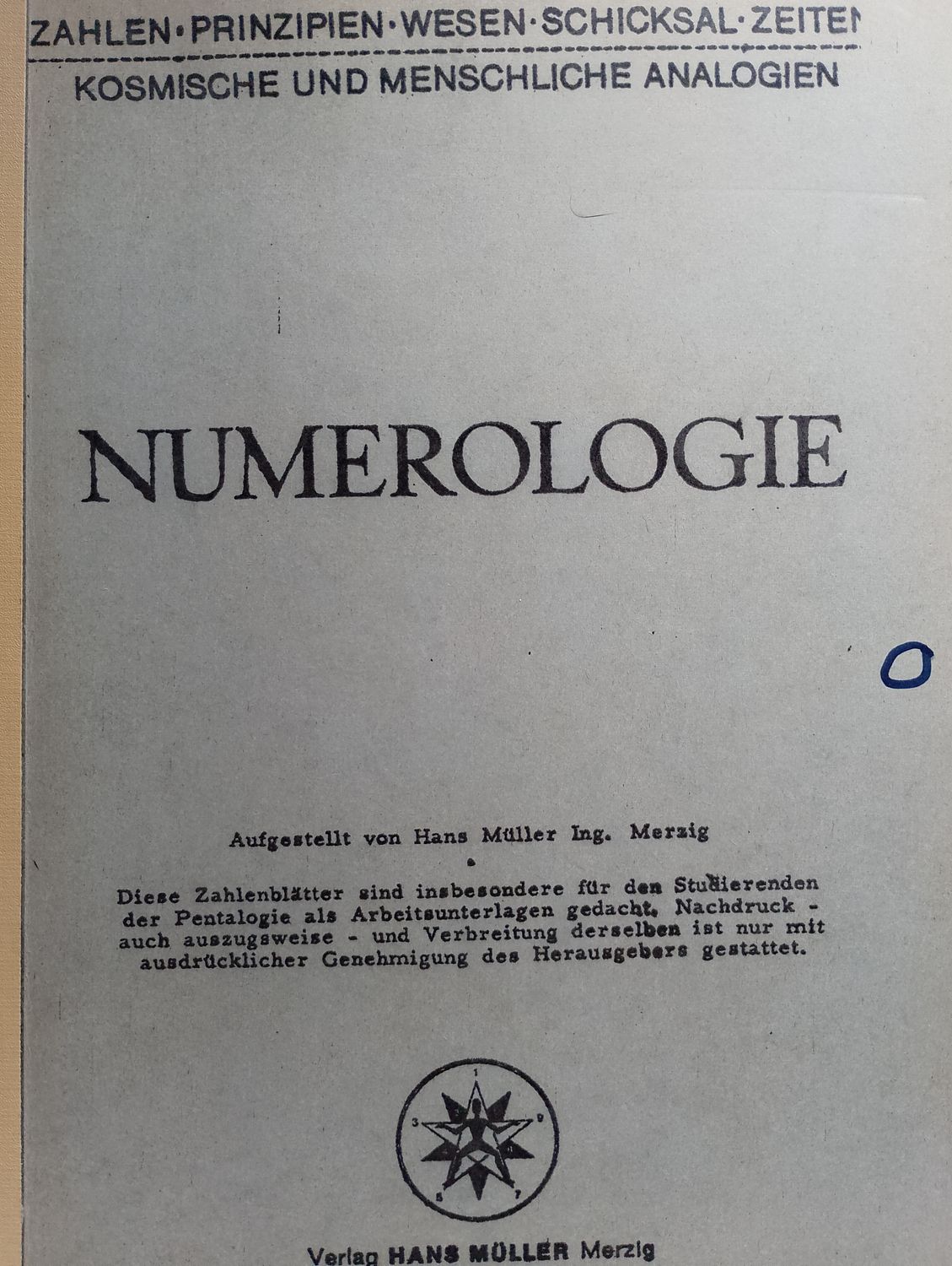 Die Grundzahl 0