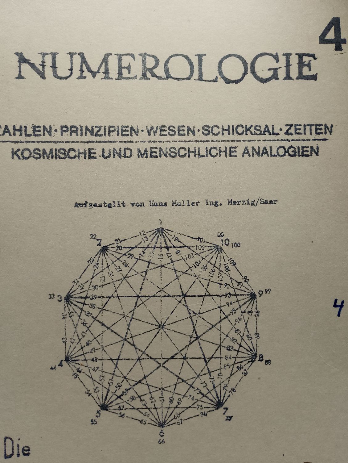 Die Grundzahl 4