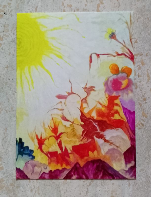 Postkarte Die Sonne