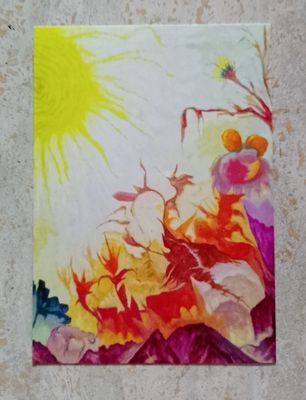 Postkarte Die Sonne