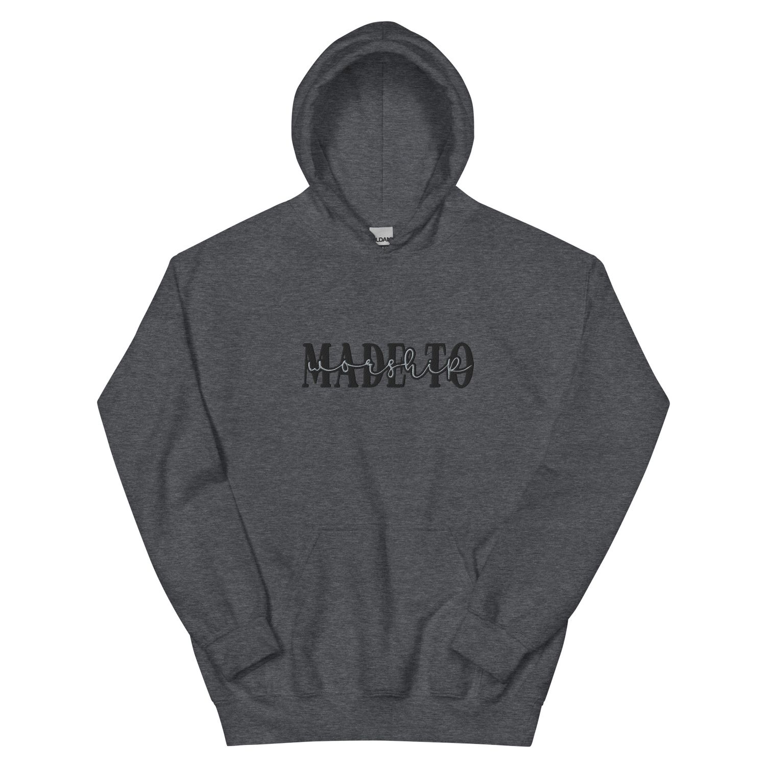 Embroidered Women&#39;s Hoodie: Made To Worship