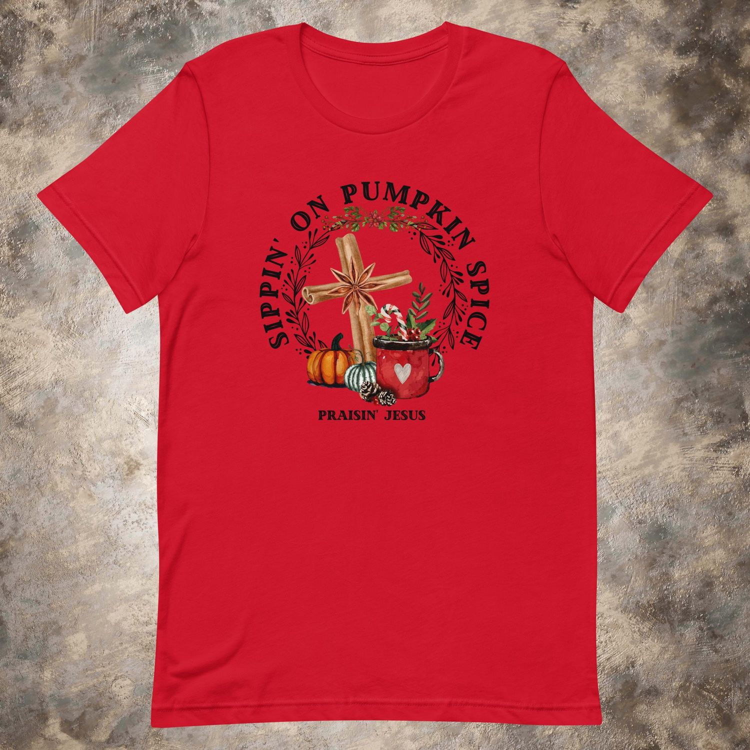 Pumpkin Spice and Jesus Women&#39;s T-shirt