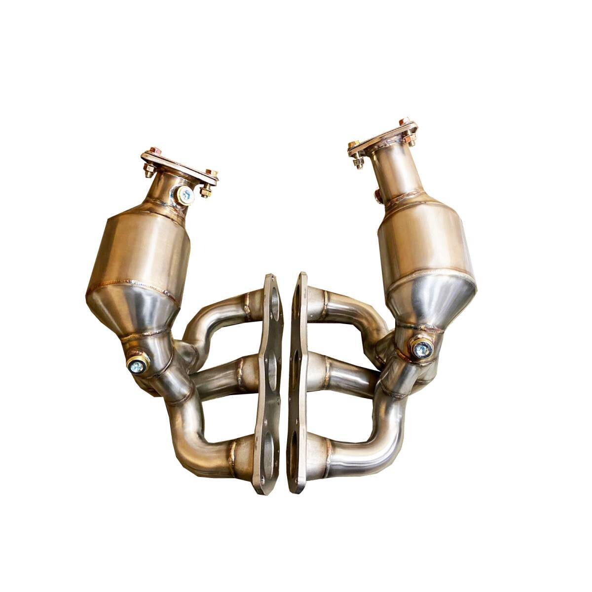 PORSCHE 987.2 BOXSTER &amp; CAYMAN TOPGEAR EXHAUST MANIFOLDS WITH CATILYTIC CONVERTERS