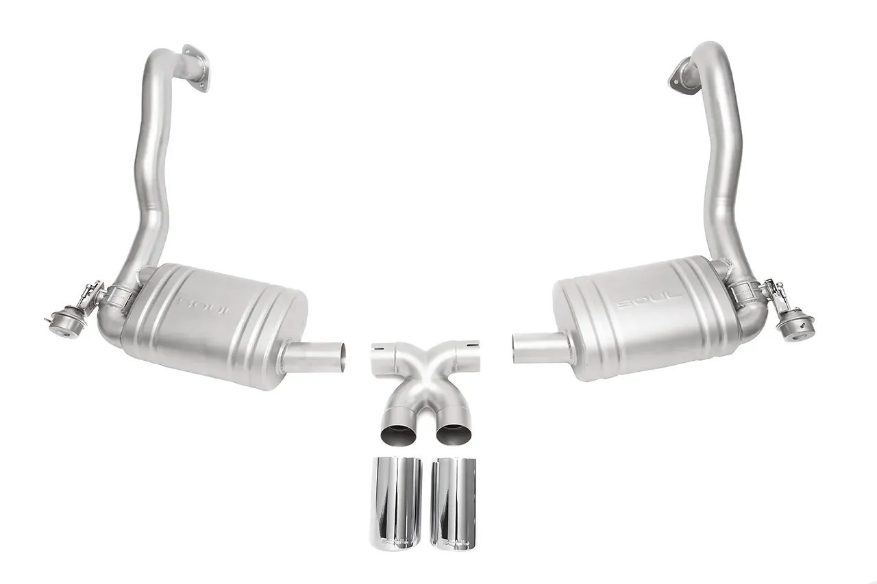 Porsche 981 GT4 / Boxster Spyder / Clubsport SOUL Valved Exhaust System