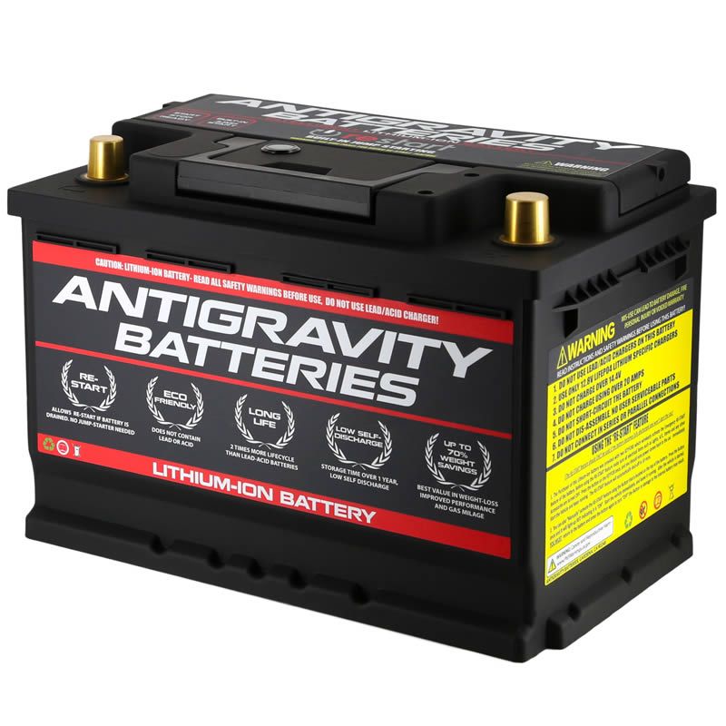 Antigravity 40Ah H6/Group 48 Lithium Car Battery w/Re-Start