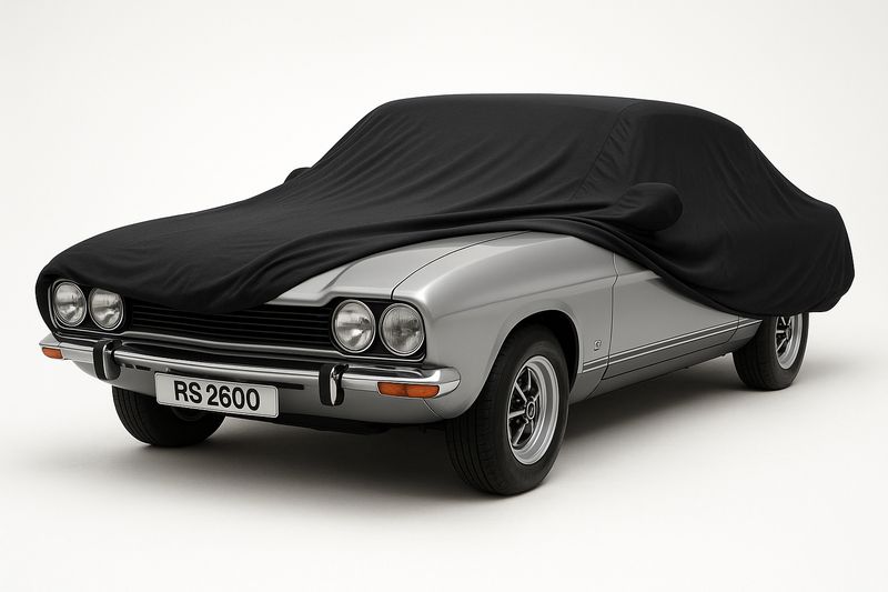 Ford Capri RS 2600 Bj. 1970 Autoabdeckplane, Car Cover, Auto Abdeckung aus Stoff