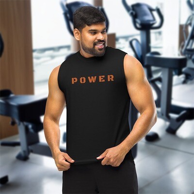 MUSCLE SHIRT Unisex - The Power of Stopping