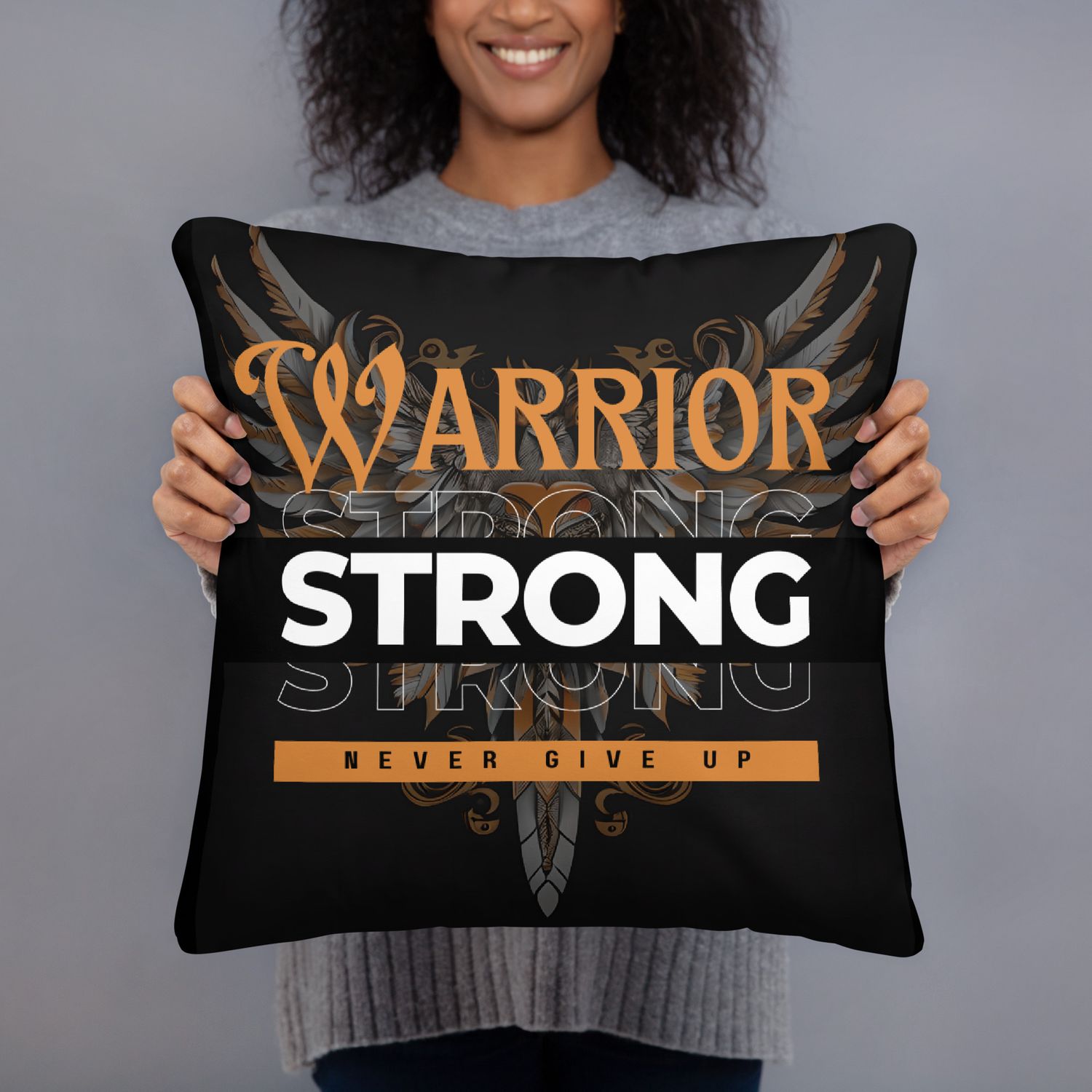 PILLOW-WarriorStrong