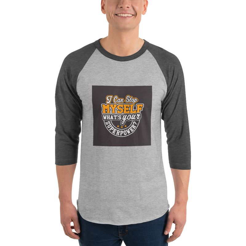 SHIRT-Raglan-Unisex-3/4 Sleeve- Stopping