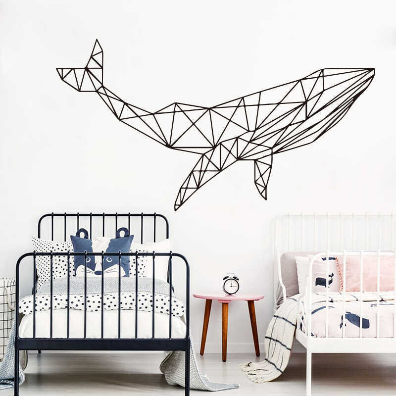 Whale (Geometric) - Wall Decor