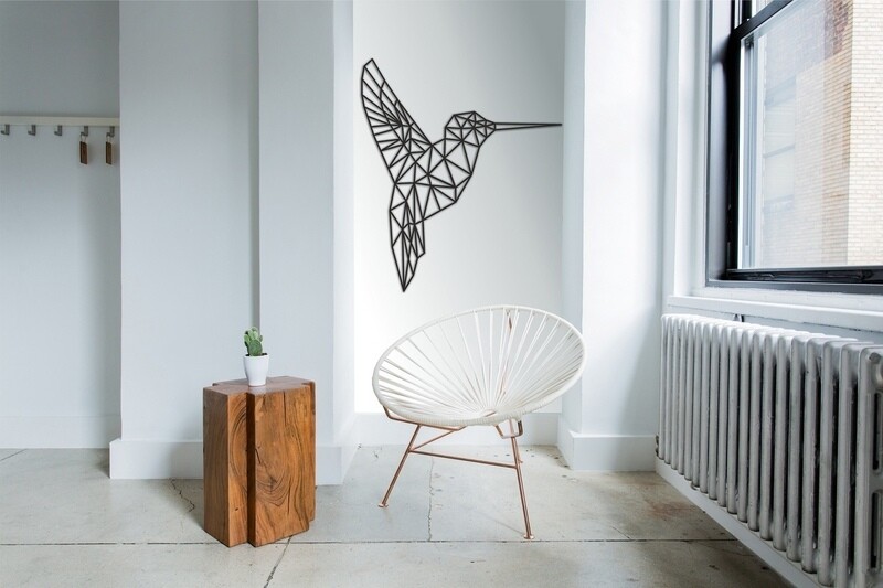 Hummingbird (Geometric) - Wall Decor