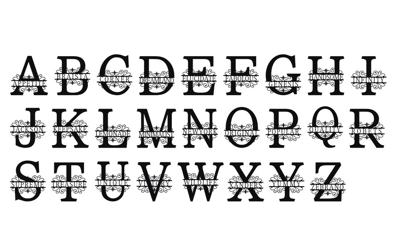 Personalised Alphabet Letters - Regal