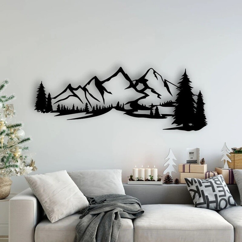 Mountain Landscape Wall Decor