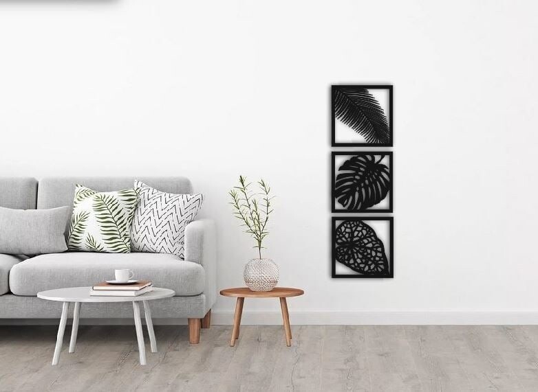 Floral Design Frames Home Wall Decor