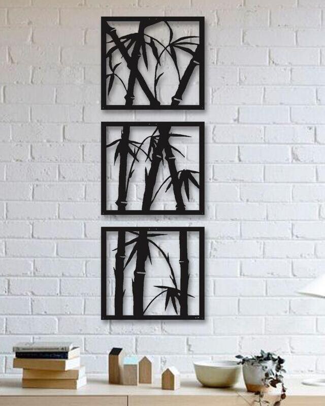 Bamboo Trees - 3 Panel - Wall Decor