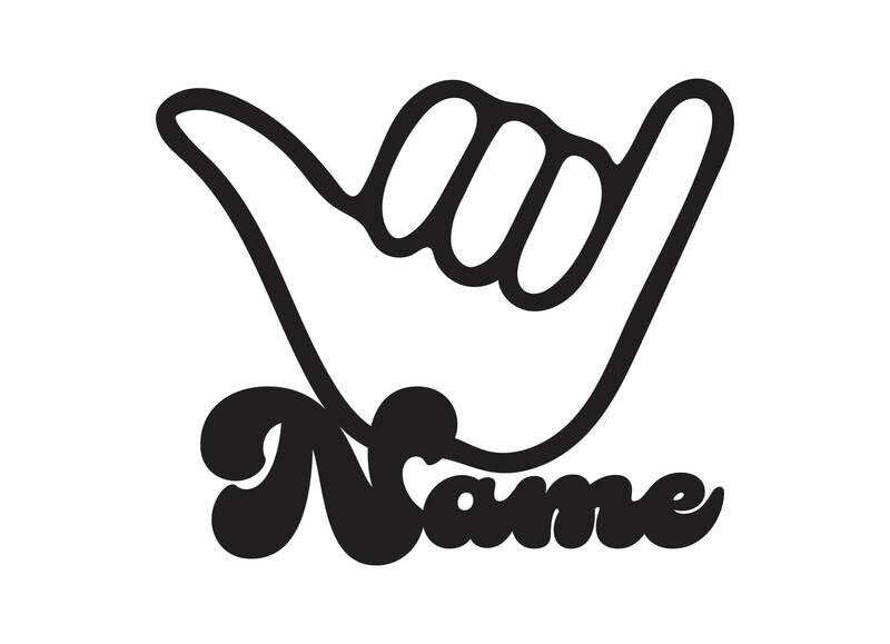 Shaka Name Plaque