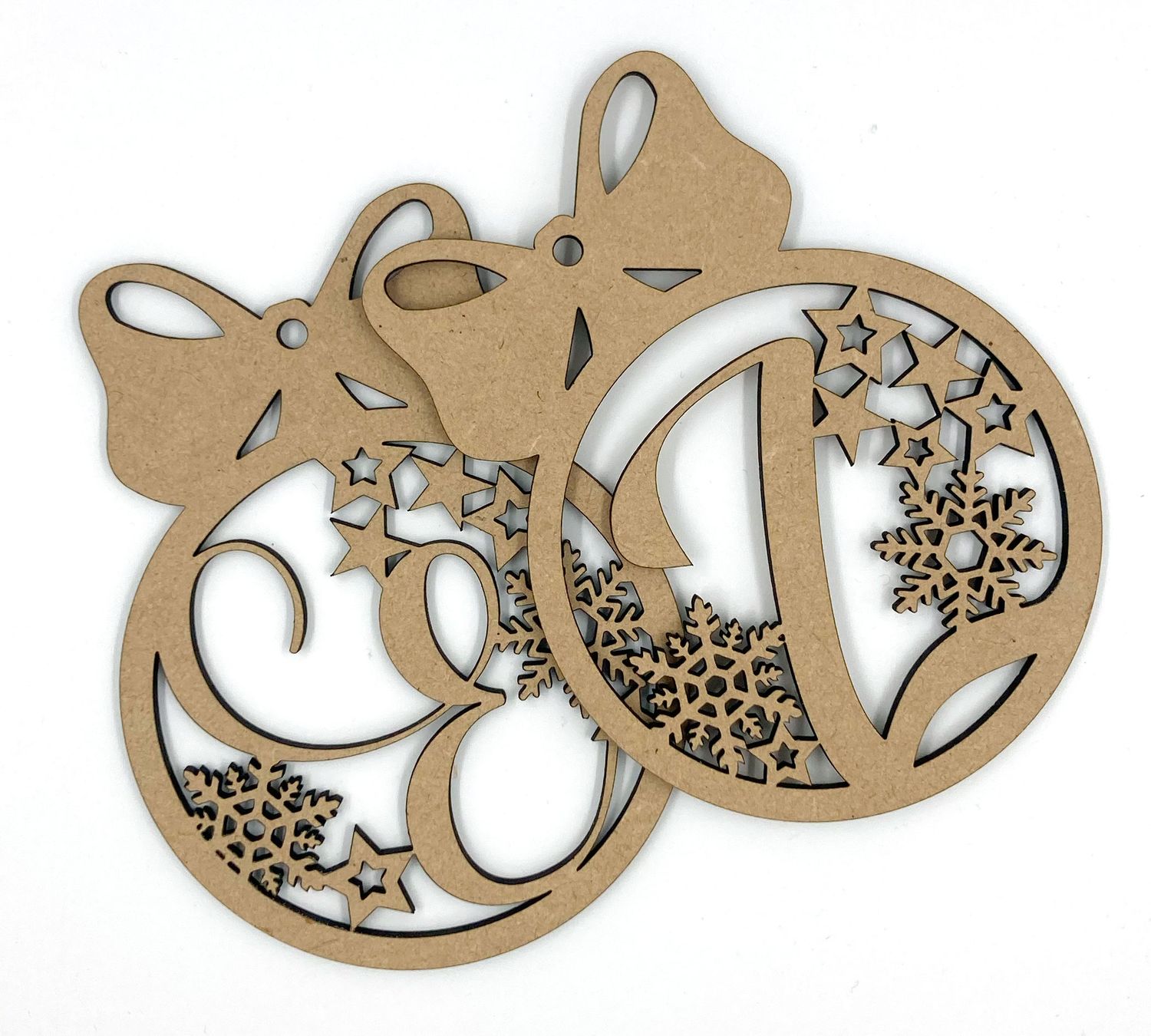 Christmas Letter Ornaments