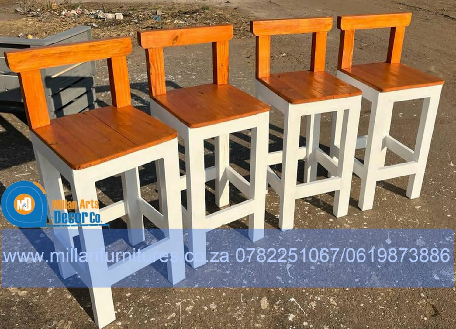 Barstools with backrests 