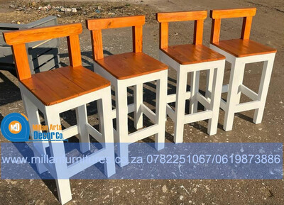 Barstools with backrests 