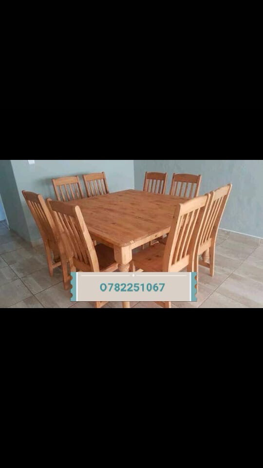 Pacific-square dinning table &amp; chairs set