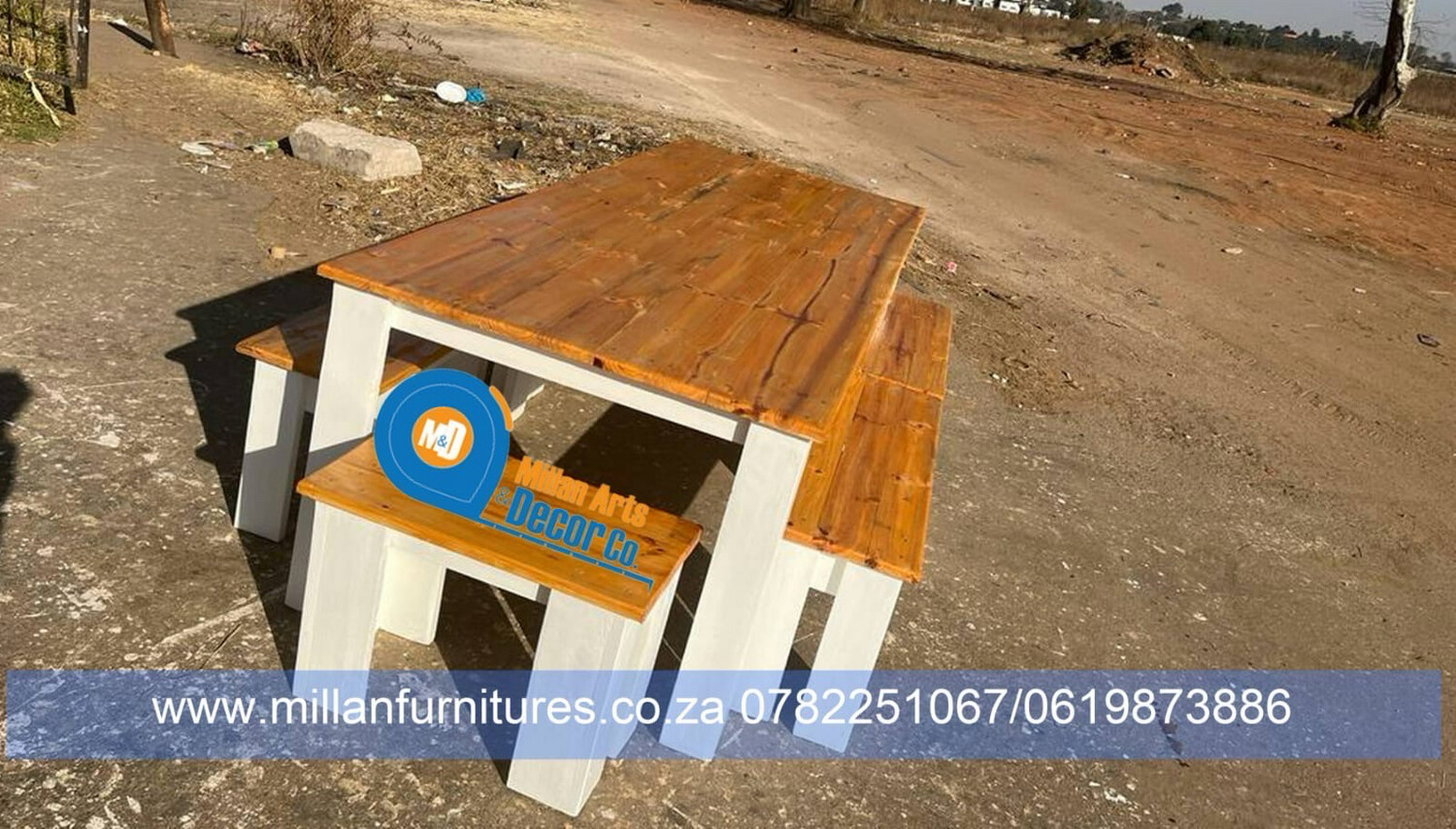 Dylan-table &amp; benches set