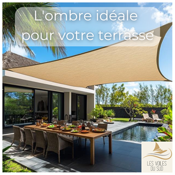 Voiles ombrage perméable "Excellence" - 320g/m²