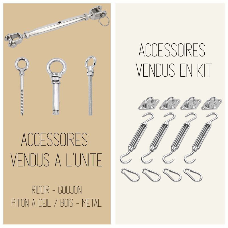 Accessoires voiles ombrage