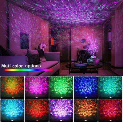 Celestial Harmony: USB Starry Galaxy Sky Projector with Bluetooth Speaker
