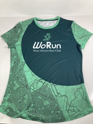 WoRun Short Sleeve Running Shirt by Surge Activewear