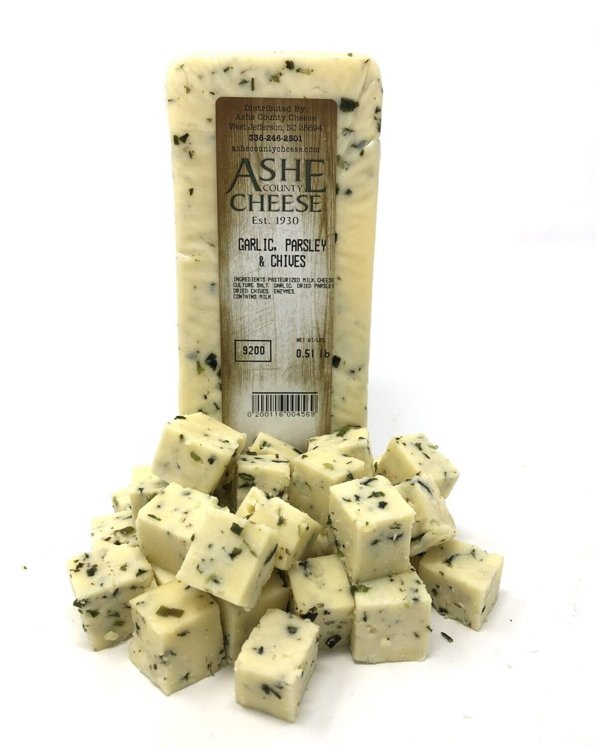 Ashe County Garlic, Parsley &amp; Chives Cheese