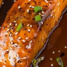 Bourbon Glazed Salmon