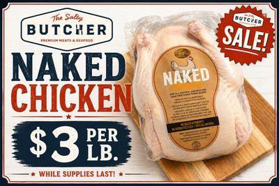 Joyce Farms Naked Whole Chicken - Frozen