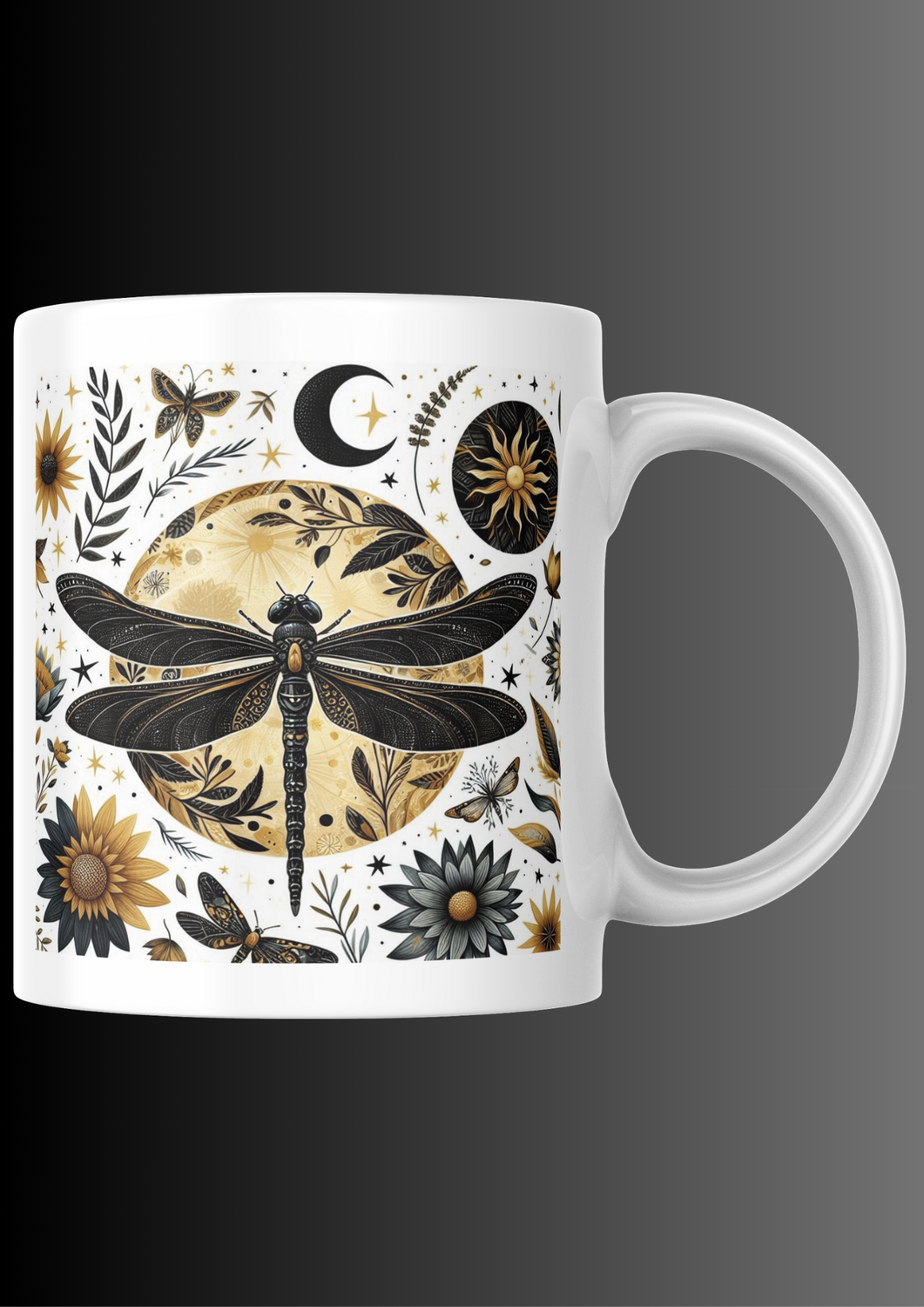 Dragonfly mug