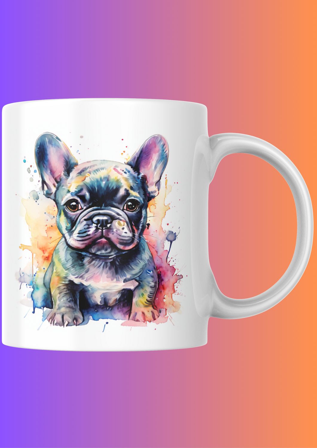 Baby French bulldog mug
