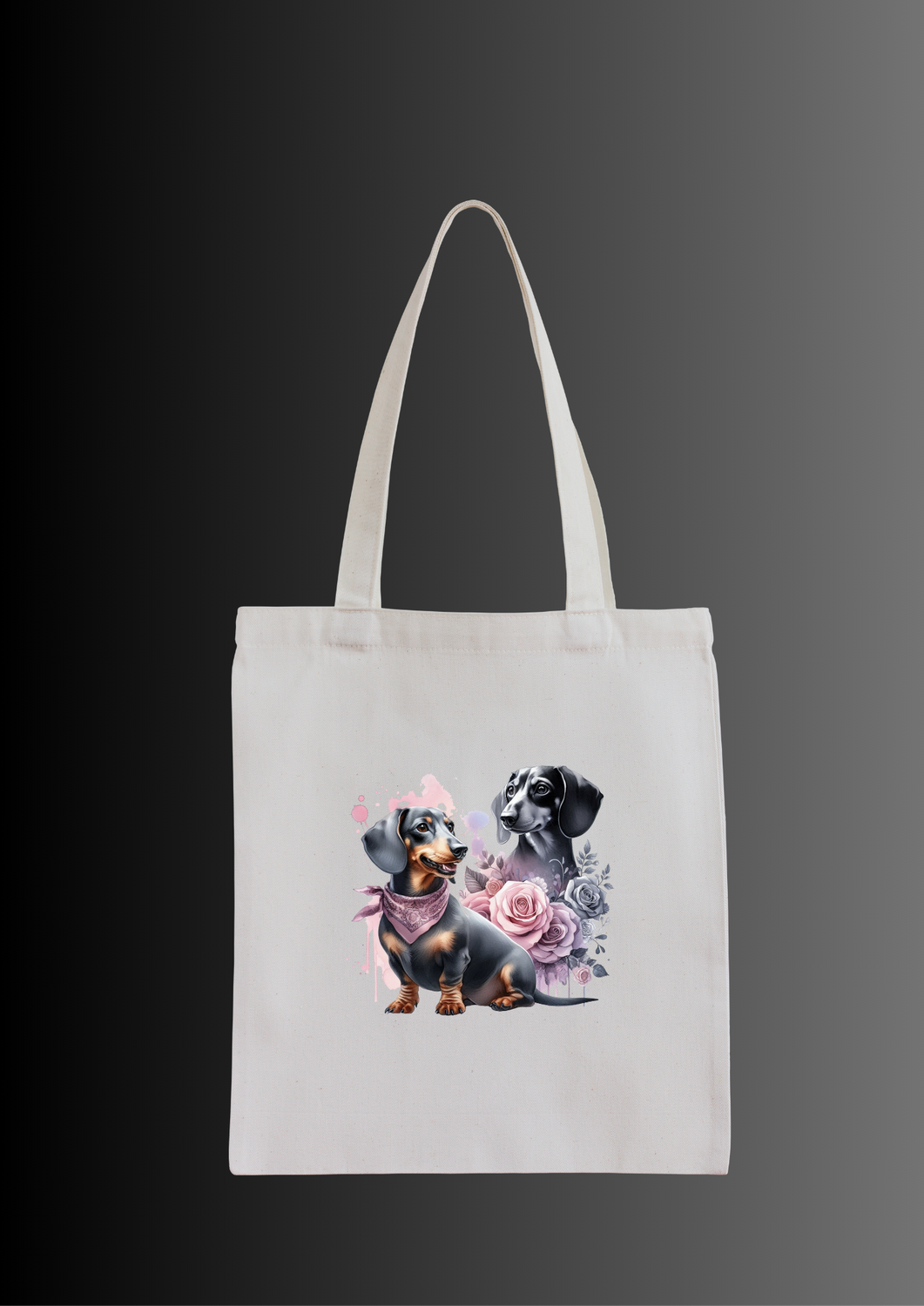 Dachshund textil bag