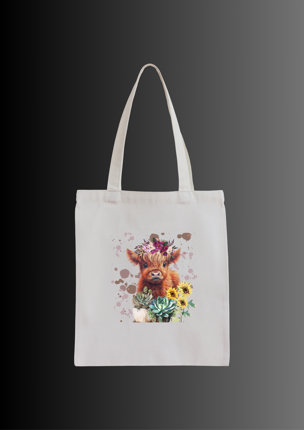 Cow textil bag