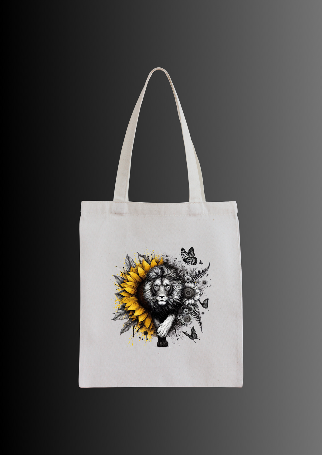Lion textil bag