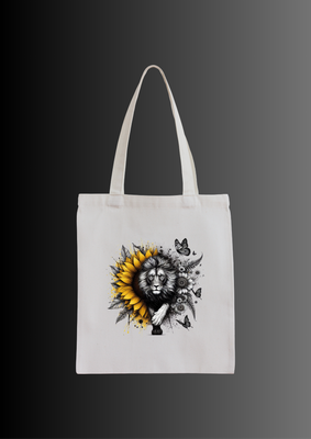 Lion textil bag